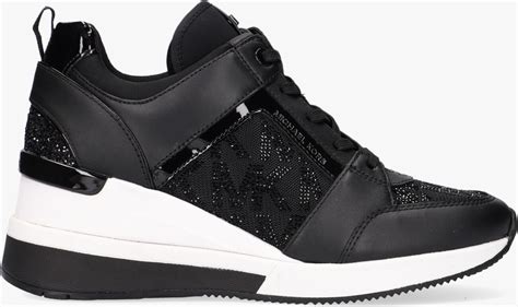 zwarte michael kors sneakers georgie trainer|michael kors georgie trainer.